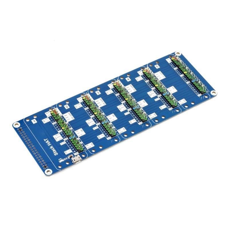 for  Stack HAT Expansion Board Stacks to  HATs at once 2x20pin Header for  4B 3B GPIO Expansion
