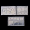 3D Round Ball Oval Square Silicone Molds DIY Pendant Mold For Epoxy Resin 3D Mould Jewelry Making Crafts Tools Accessories