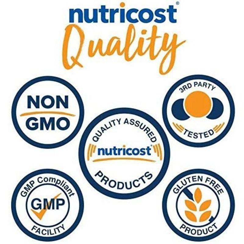 Nutricost BCAA 1g Capsule Gluten-free, 500 Tablets, 1 Unit