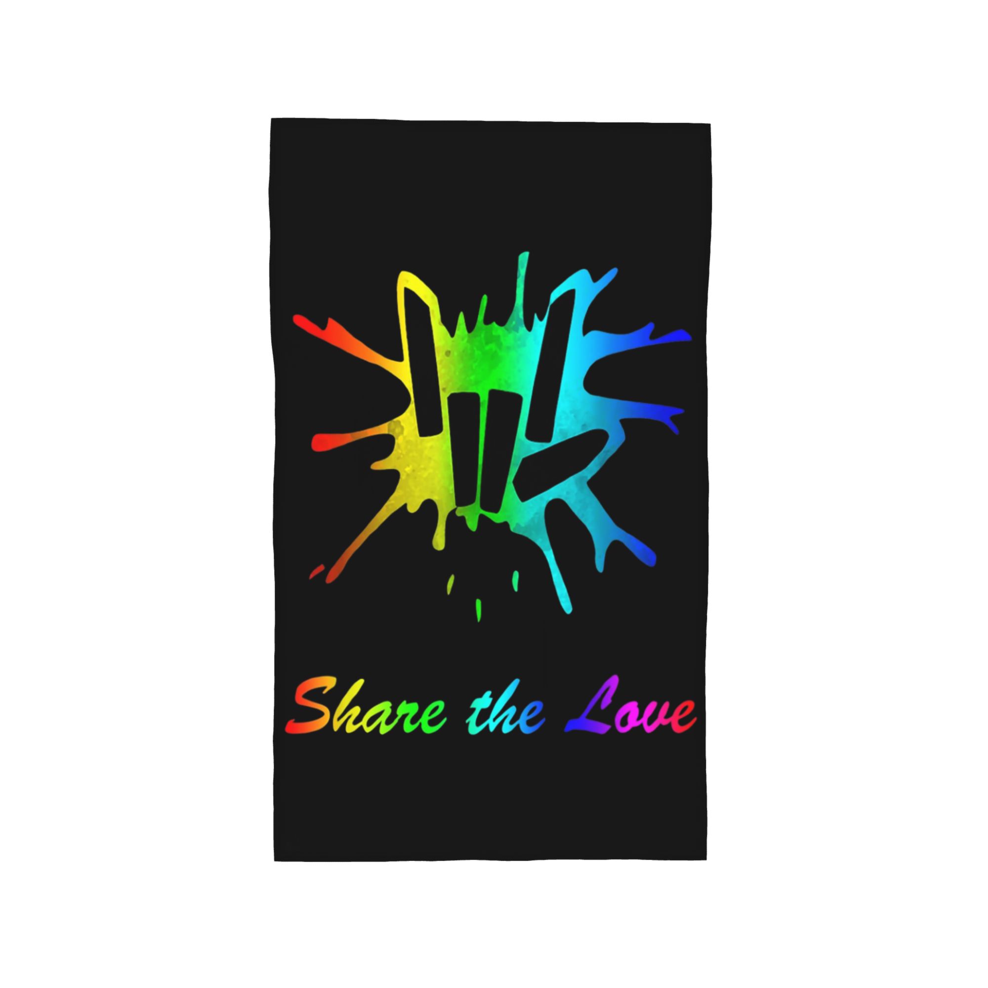 Share love cute for Kids and Youth Soft Face Towel Quick Dry Pool Bath Cotton Towels Absorbent W30*H60(CM)