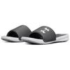 Under Armour Playmaker Fixed Strap Leather Slip Resistant Abrasion Resistant Sports Slippers Black 3000061-101