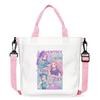 KPop Demon Hunters Shoulder Bag Kawaii Cartoon Handbag Large Capacity Crossbody Fashion Portable Canvas Storage Bags Gift Kid Friendly Entertaining