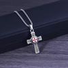 Moda vintage crusader freemason pingente masculino cruz minimalista colar de pingente de moda masculina