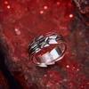 Anime Fate Stay Night Ring Black Sabre Armor Cosplay Unisex Nastavitelné Otevírací Šperky Prsteny Příslušenství k rekvizitám Halloweenský dárek