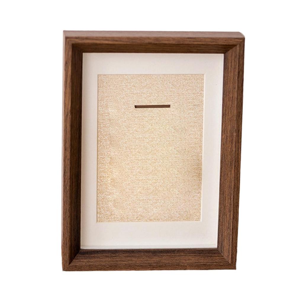 Medal Display Case with Clear Window Wooden for Gymnastics Football Runners