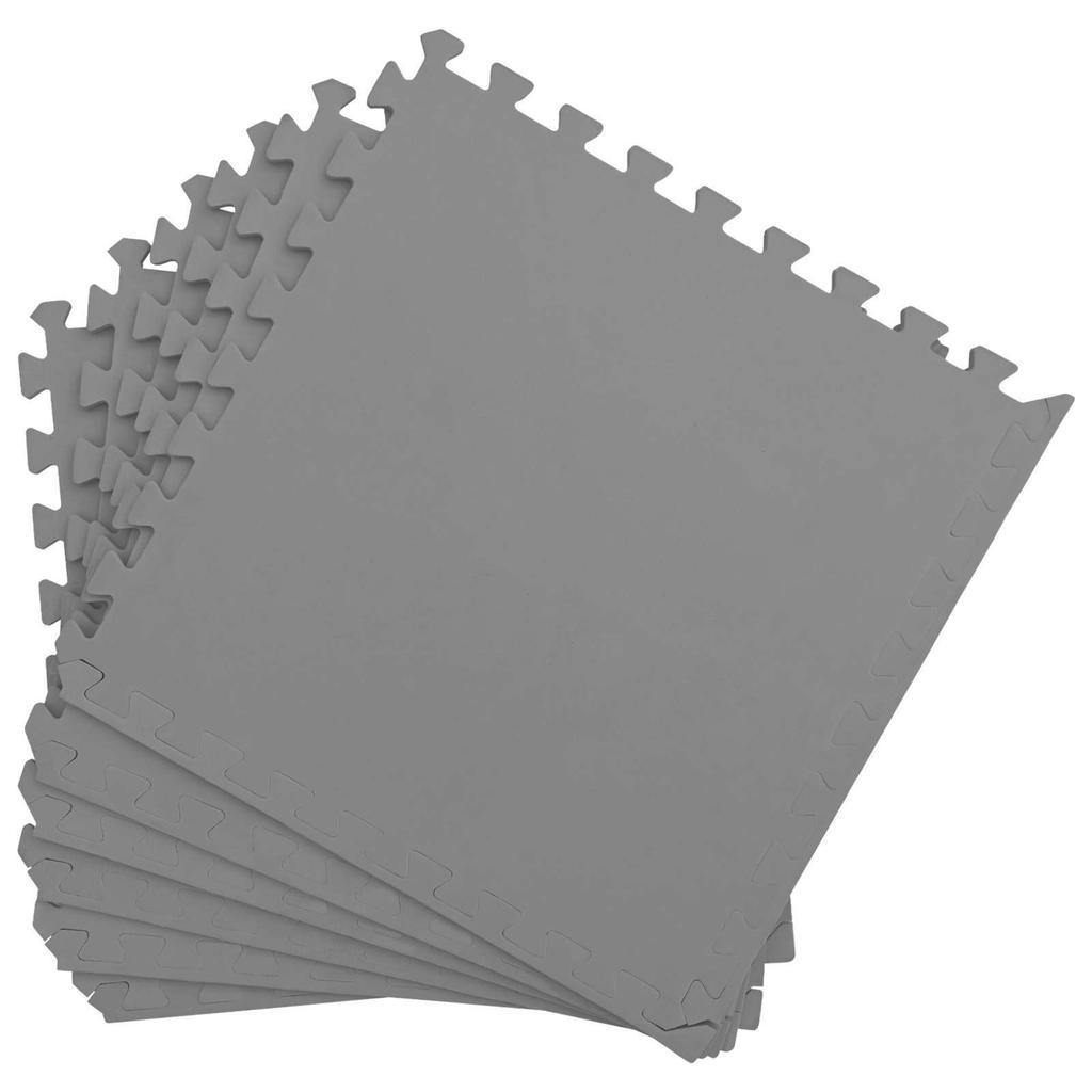 Floor Mats 12 pcs Grey 4.32 m² EVA Foam