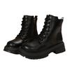 Martin boots New high-top thick-soled lace-up non-slip large-size velvet Martin boots in autumn and winter