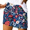 Women's Casual  Summer Elastic Beach Shorts  Print Casual Shorts