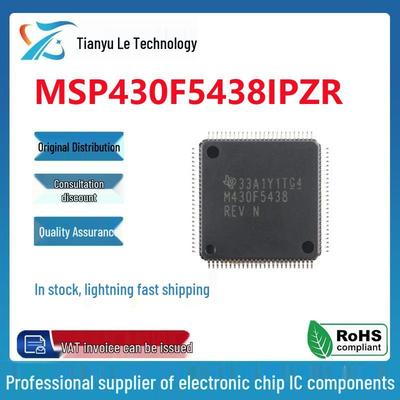 Authentic MSP430F5438IPZR 16-bit Mixed-Signal Microcontroller LQFP-100