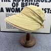 Neck Protection and Face Protection Removable Top Sun Protection Hat for Women, One Hat for Two, Wearing a Large Brim UV Protection Summer Sun Hat