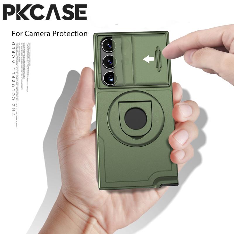 PKCASE Shockproof Case For Samsung S23 S22 S21 Plus S20 Ultra Cover For Samsung A54 A55 A35 A34 A25 A24 A15 A14 A13 A05S A05 5G