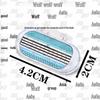 Women's Multi-layer Stainless Steel Razor for Face & Underarm Hair Removal