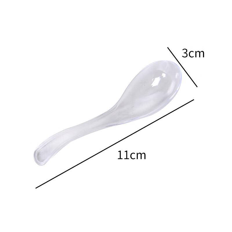 

Disposable Thickened Crystal Soup Spoon