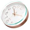 Multi-color Nordic Wall Clock Non-Ticking Wall Electronic Time Fashion Round Hanging Clock  Home