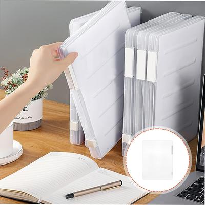 1ks úložný box na spisy A4 průhledný úložný box na spisy smluvní klasifikace účtů třídění kancelářských potřeb organizér na složky