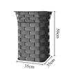Portable Dirty Laundry Basket Large Clothes Storage Basket for Bedroom Multifunction Organizer Baskets Leather Laundry Container