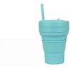 Portable Foldable Silicone Straw Cup