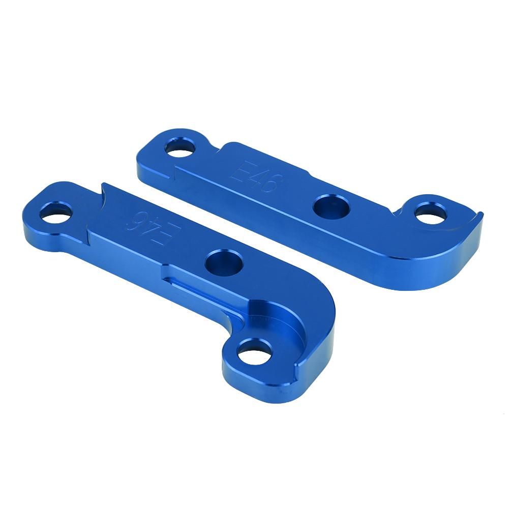 Aluminium Power Tuning Drift Lock Adapter Kit Increasing Turn Angle 25percent for BWM E46 M3 Blue