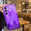 Phone case: 2D flat, suitable for Samsung Galaxy A34 A35 M05 M06 S20 S22 S21 FE Plus 5G protective case, glitter fluid, perfect Christmas and Hallowee