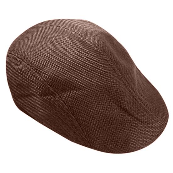 

Шляпа Удобная Однотонная Льняная Дышащая Кепка с Козырьком для Повседневной Жизни