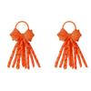2 Pieces Cheer Hair Accessories with Colorful Streamers Designed for Stage Event Sports Activities and Daily Fashion