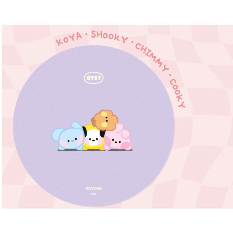 BTS BT21 Offizielles Minini PVC MAUSPAD ROYCHE Authentisch