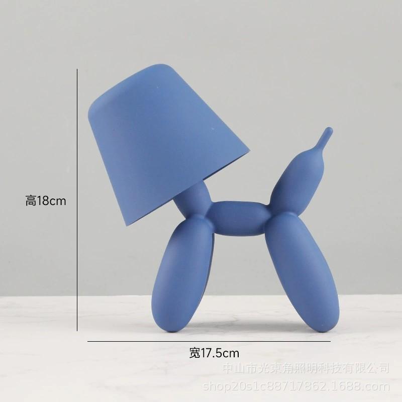 Balloon Dog LED Table Lamp 3 Color Infinite Dimming Smooth Material Cute Animal Shaped Table Lamp for Home Decor
