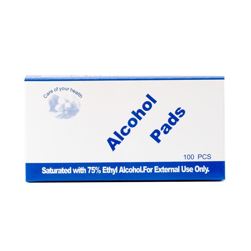 100-Piece 3x6cm Alcohol Swabs: Disposable Disinfection for Skin, Phones, Cutlery & More