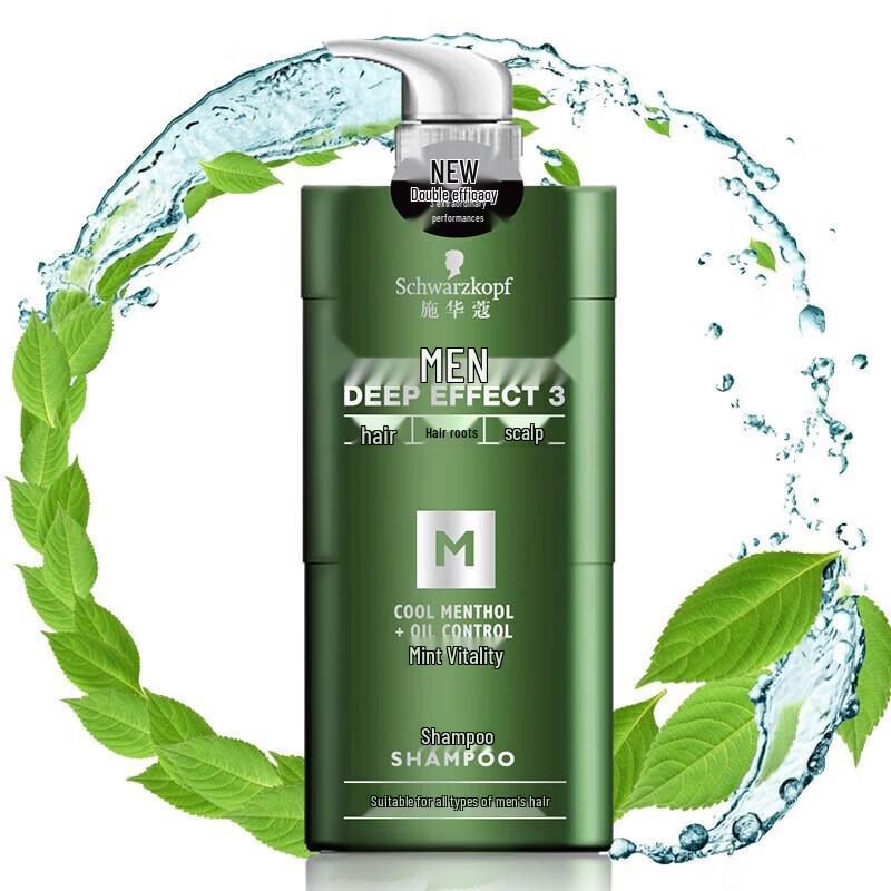 

Schwarzkopf Men s Mint Vitality Shampoo