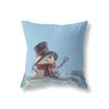 Cute Snowman Merry Christmas Print Pattern Cushion Cover Home Living Room Sofa Decoration Square Pillow Pillow Cover