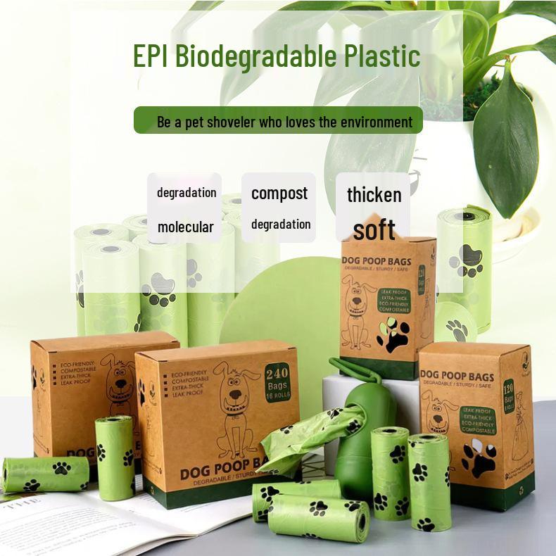 Biodegradable Pet Waste Bags & Dispenser for Cats and Dogs