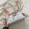 Borsa da donna di grande capacità, borsa monospalla alla moda e elegante borsetta quadrata