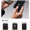 Foldable Phone Wallet Stand Carbon Fiber Texture Phone Card Stand  Mobile Phone
