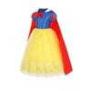 Snow White Princess Dress with Cape and Bow Accessory Yellow 2-3 Years Kids Costume