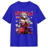 Wuthering Waves Characters Tshirt Summer Phrolova Fashion T Shirts Unisex Cotton Crewneck Plus Size Shortsleeve Streetwear Tops