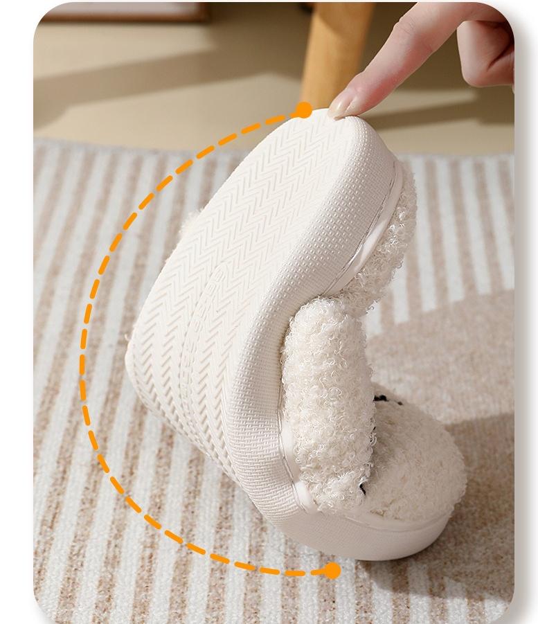 Modische Halloween Baumwollpantoffeln für Damen Kürbis Geist Fledermaus Weiche Plüsch Rutschfeste Schuhe für Zuhause Party und Winter