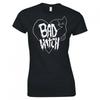 Funny Goth Bad Witch Ladies Skinny Fit Tshirt