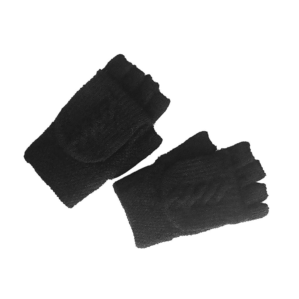 

1 Pair Knitted Top Cycling Gloves Adjustable Half Finger Full Finger Winter Outdoor Hiking Warm Cotton Mittens one size