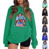 Women's Fashion Long-Sleeve Pullover Sweatshirt With Fun Movie-Themed Print