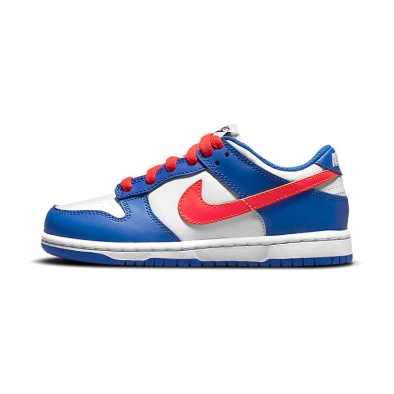 

Nike Dunk Low Bright Crimson Game Royal PS Sneakers CW1588-104 35