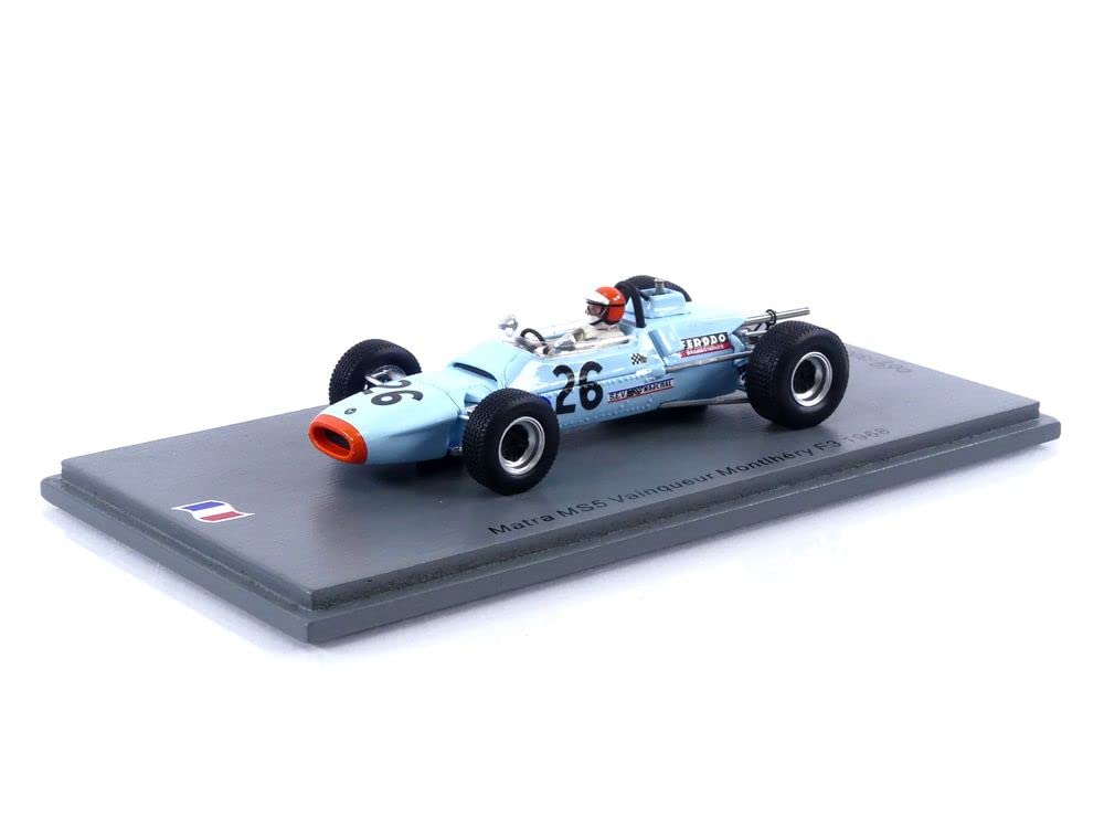 Spark National Model Matra MS5 1968 F3 Montlhery Winner Jabouille 1/43 #26 J-P.