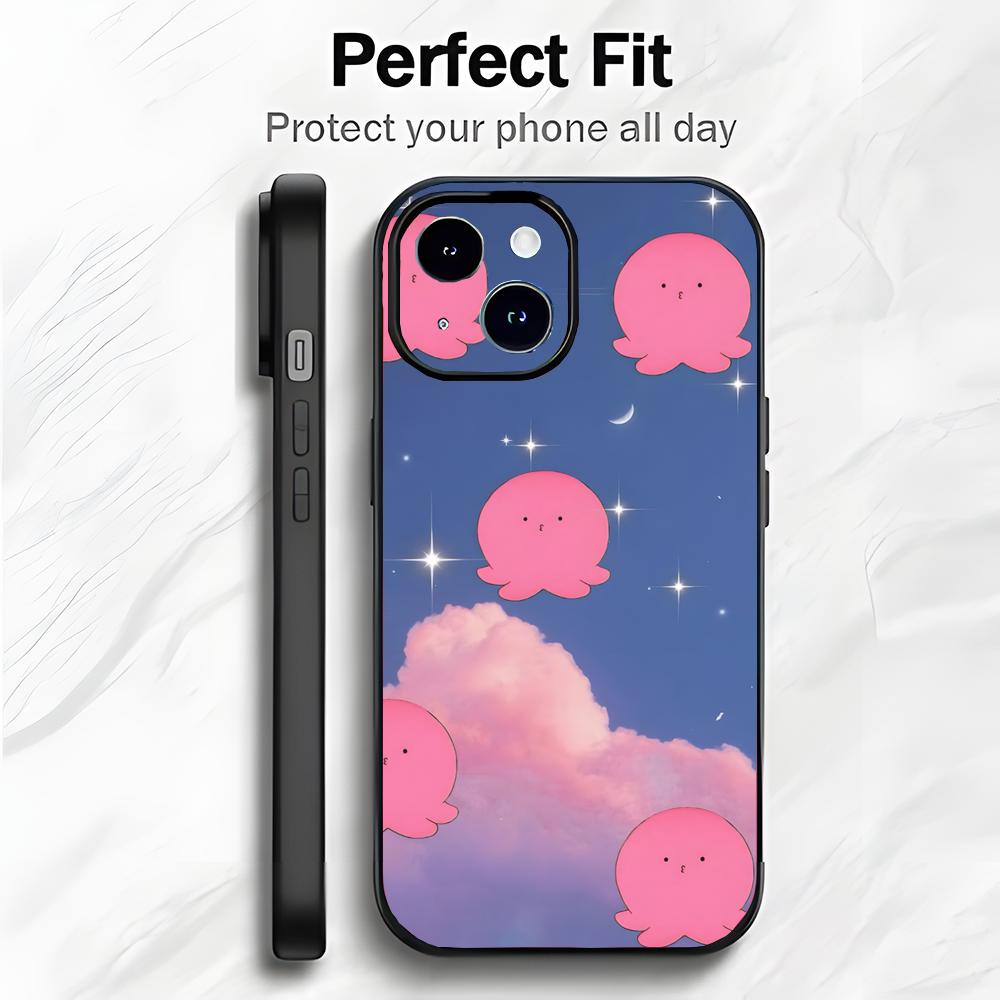 Dark Emotional Anime Takopi’s Original Sin Phone Case Phone Case Soft Packaging Lightweight For iPhone17 16 15 14 13ProMax