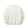 Anta Cat Print Fleece Loose Warm Pullover Fashion Sports Casual Trendy Versatile Long Sleeve Sweatshirt Women Tops White 962618704-3