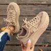 Fashion Woman Sneakers 2025 New Luxury Designer Platform Shoes Woman Breathable Mesh Trend Flat Casual Sneakers Females