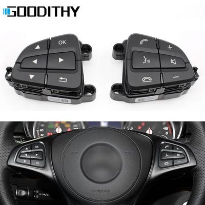 Car Multi-function Steering Wheel Control Switch Button Phone Key For Mercedes BENZ A B GLS GLE Class W166 W117 W156 W246