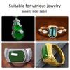 Ergonomic Wooden Handle Bezel Pusher Stainless Steel Precisions Tool For Professional Jewelry Workshop
