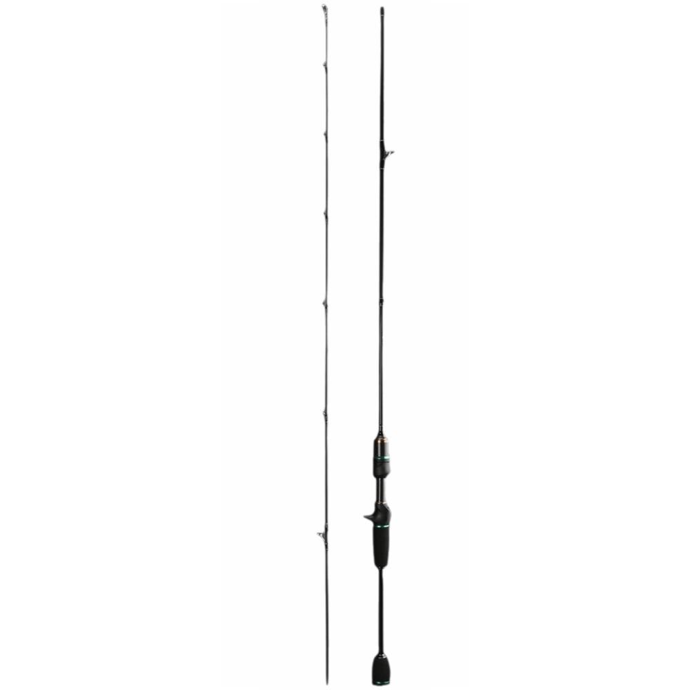 2 Sections Spinning Fishing Rod 1.68/1.5/1.8m Ceramic Guides Carbon Casting Fishing Rod UL Power Carbon Fiber Fishing Pole 1.68m