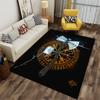 Artistic Rug with Axe and Hammer Design Suitable for Use As an Anti-slip Game Mat for Living Room and Bedroom Sofas