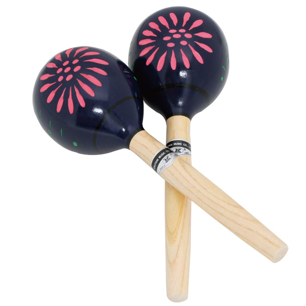 Kikutani Maracas, Round, 1 Pair, Blue, MA-3000 BLU