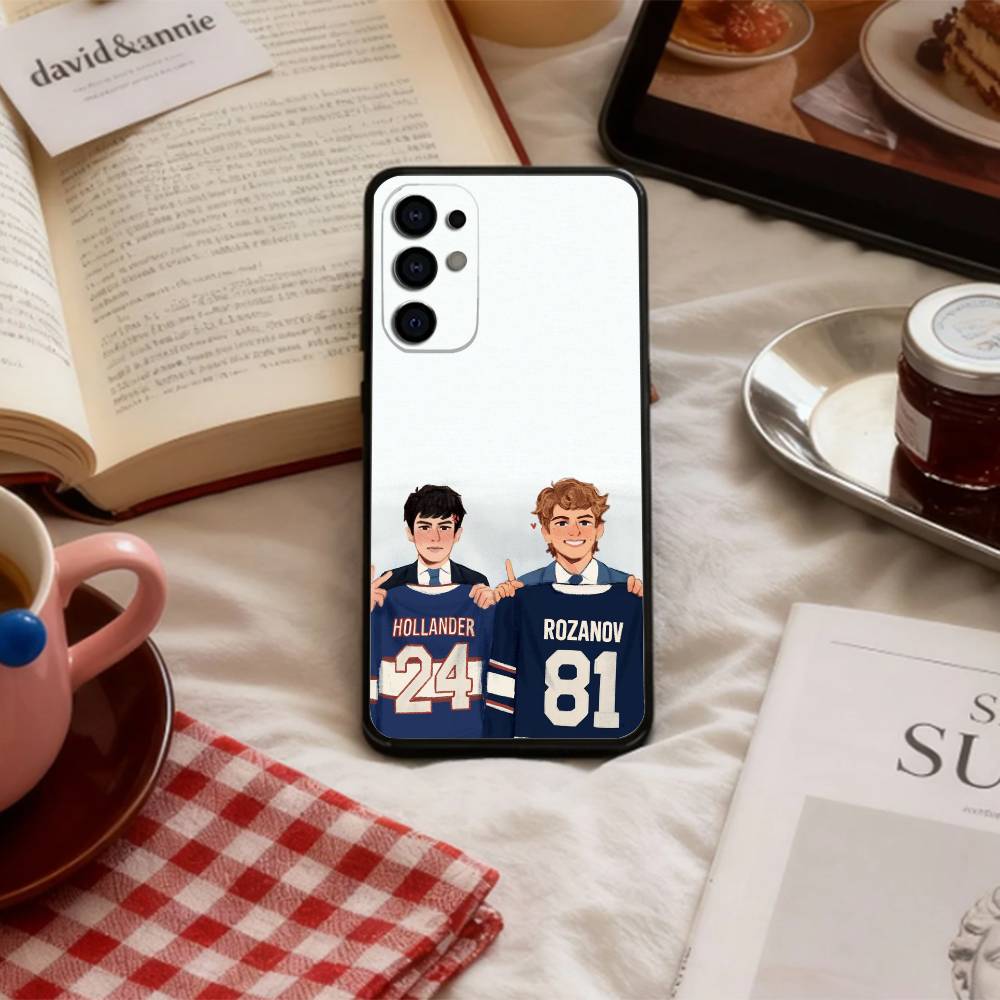 Ice hockey H-Heated R-Rivalry Phone Case For Samsung S 25,24,23,22,30,21,10,9,Ultra,Plus,Lite,FE,4,5 G Soft Black Case